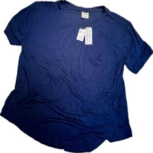 Soma Cool Nights Pocket Tee size L in nightfall navy NWT